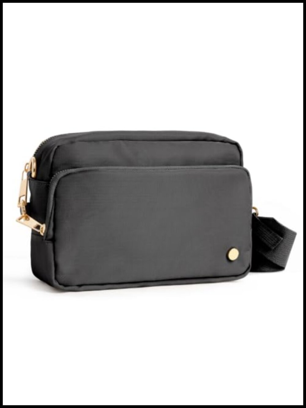 Anti Theft Crossbody Bag Slash Resistant RFID Travel Purse Nylon